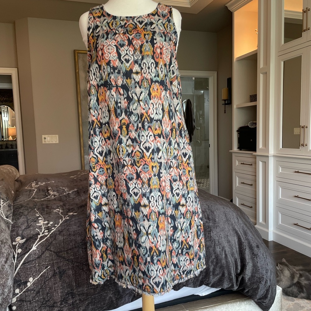 Linen A line dress